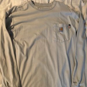 Carhartt long sleeve fire retardant shirt LG.